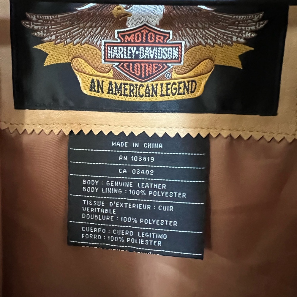 Women’s Leather Harley Davidson Jacket - Picture 5 of 9